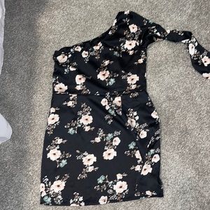Floral off the shoulder dress